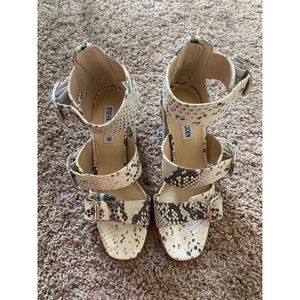 Steve Madden Snakeskin Heels